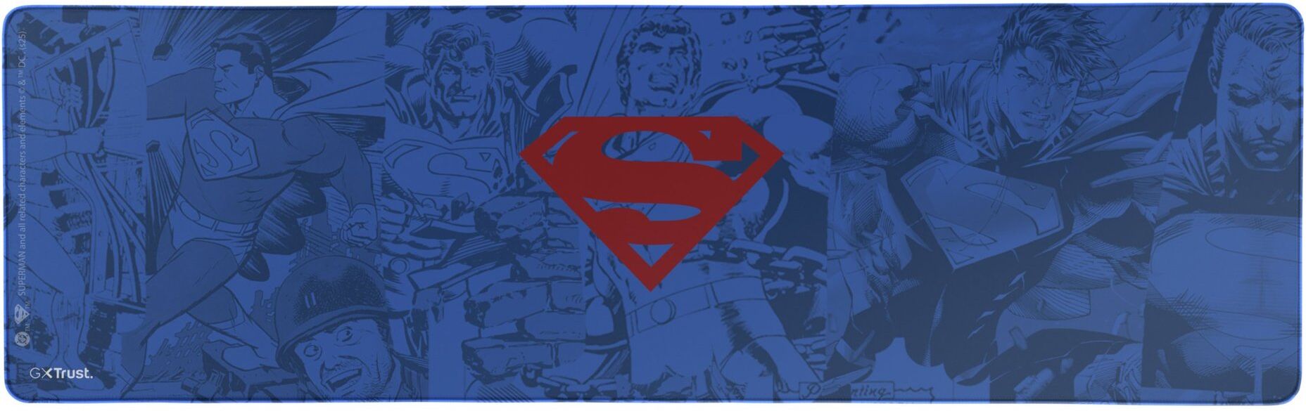 Tappetino mouse Trust 25743 GXT 759SM Superman Blue