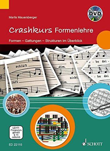 Marlis Mauersberger - Crashkurs Formenlehre: Formen - Gattungen - Strukturen im Überblick. Ausgabe mit DVD. - Preis vom 30.09.2026 22:30:23 h