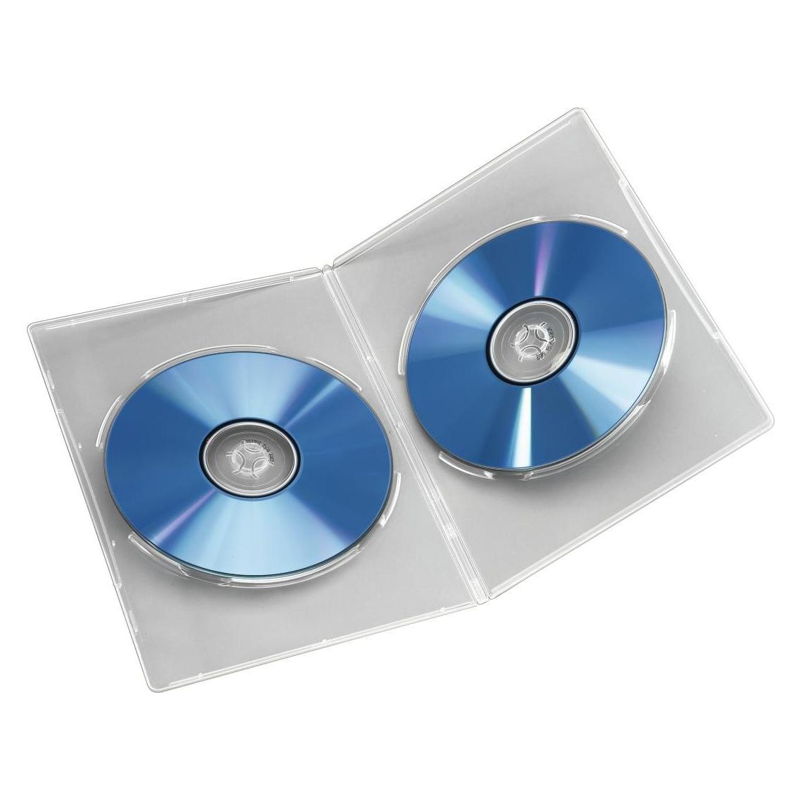 Hama DVD-Doppel-Leerhülle Slim, 5er-Pack (00083892)