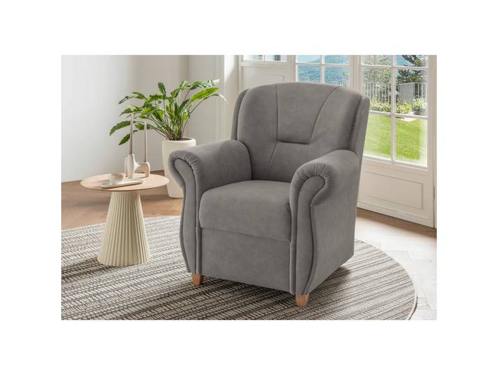 Livetastic Sessel, Grau, Holz, Buche, Uni, 91x100x88 cm, Wohnzimmer, Sessel, Sonstige Sessel