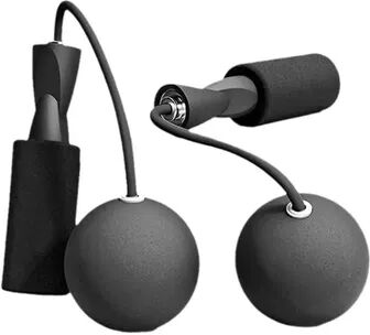 On Spot Shop Cordless Skipping Rope With Heavy Ball, Fast Jump Rope For Men & Women, Portable Fitness Tool For Yoga, Boxing, Aerobic black1