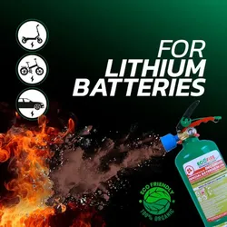 Dielektrischer Feuerlöscher für Batterien