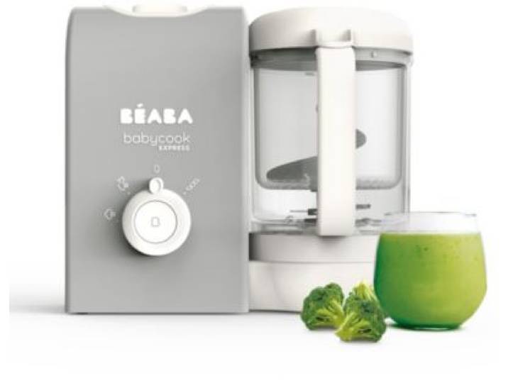 Beaba - Mixeur Cuiseur Bébé Babycook Express -Gris Velours