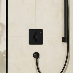hansgrohe DuoTurn Q Mischer 75614670 Unterputz, für 1 Verbraucher, mattschwarz