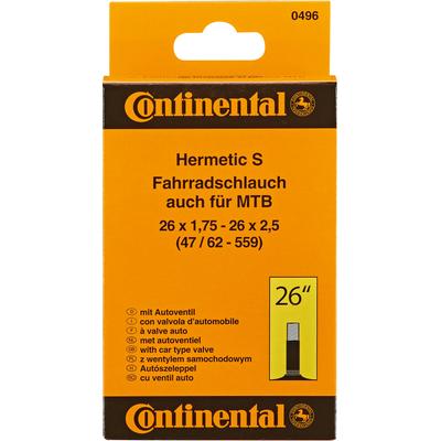Fahrradschlauch PROPHETE "Continental", schwarz, Fahrradschläuche, 48mm, Autoventil (AV), 26 Zoll (66,04cm)