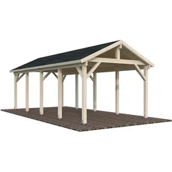 Palmako Carport Robert 23,1 m2 - transparent tauchgrundiert