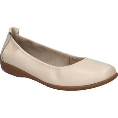 Ballerina JOSEF SEIBEL "Fenja 01, sand", Damen, Gr. 38, beige (sand), Obermaterial: 100% Rindsleder Leather cow., Schuhe Ballerina