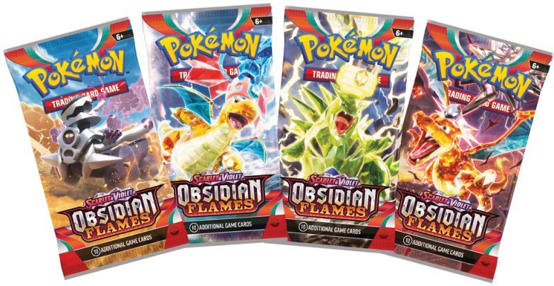 The Pokemon Company Pokémon TCG Scarlet & Violet Obsidian Flames-Booster Pack (Diversen) Nieuw