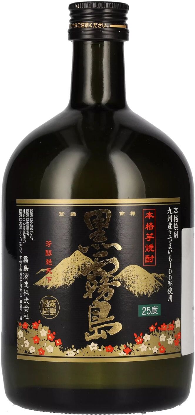 Kuro Kirishima Shochu 25% Vol. 0,72l