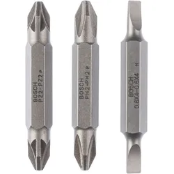 Bosch Doppelklingenbit, S 0,6x4,0, PH2, PZ2, S 0,6x4,0, PH2, PZ2, 45 mm - 2607001744