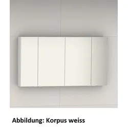 Artiqua Spiegelschrank, Quarzgrau Hochglanz Touch, 070-SDT-1-13-172 070-SDT-1-13-172