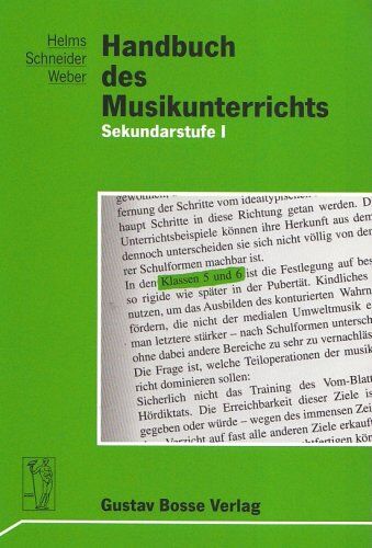 Siegmund Helms - Handbuch des Musikunterrichts. Sekundarstufe I - Preis vom 09.10.2026 07:28:09 h