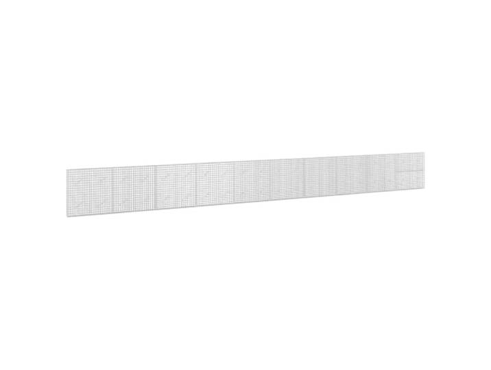 vidaXL Gabion mit 5 mm Draht und 5x5 cm Maschen 1000x10x100 cm 25 Längen, 4 Höhen, 4 Breiten , Einfachen Haken-und-Clip system, Stabile konstruktion für draußen