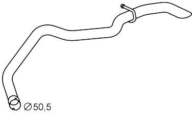 VEGAZ DR-285 Exhaust Pipe