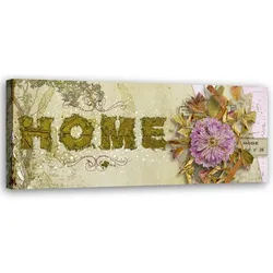 WANDBILD beschriftung im vintage stil