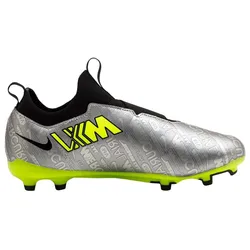 Nike Kinderfußballschuhe Zoom Mercurial Vapor FG Youth - silber / 38