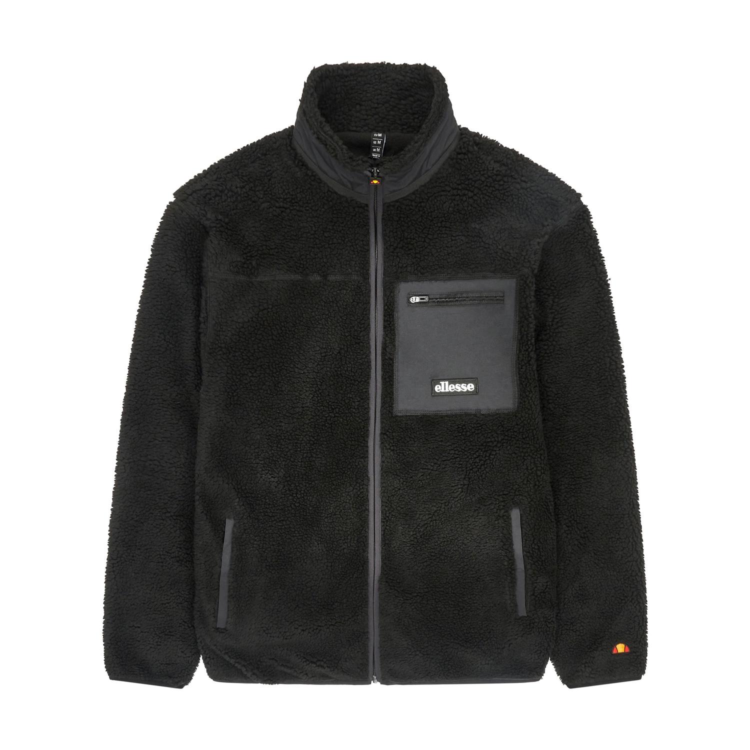 Ellesse Heren Este Volledige Rits Fleece Jacket (Zwart)