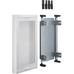 Hager UD31C2 Baustein, universN, 450x250mm, mit Montageplatte verstellbar und Sichtscheibe