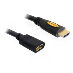 DELOCK HDMI Verlängerungskabel, HDMI-A St/HDMI-A Bu, 3m