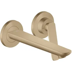 Axor, Duscharmatur + Badewannenarmatur, Citterio C Mitigeur monocommandé pour lavabo encastré pour montage mural, bec 195mm, 49110140
