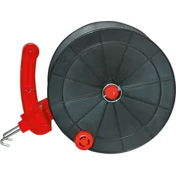 Kerbl Euro Haspel BIG mit Metallhaken schwarz/rot - 441042 - schwarz/rot