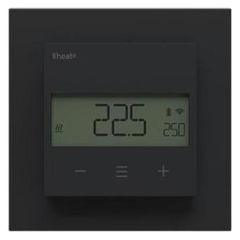 Heatit HEAE4512691 - Z-Temp3 Battery-operated Thermostat 800 series (Black Matt) (HEAE4512691)