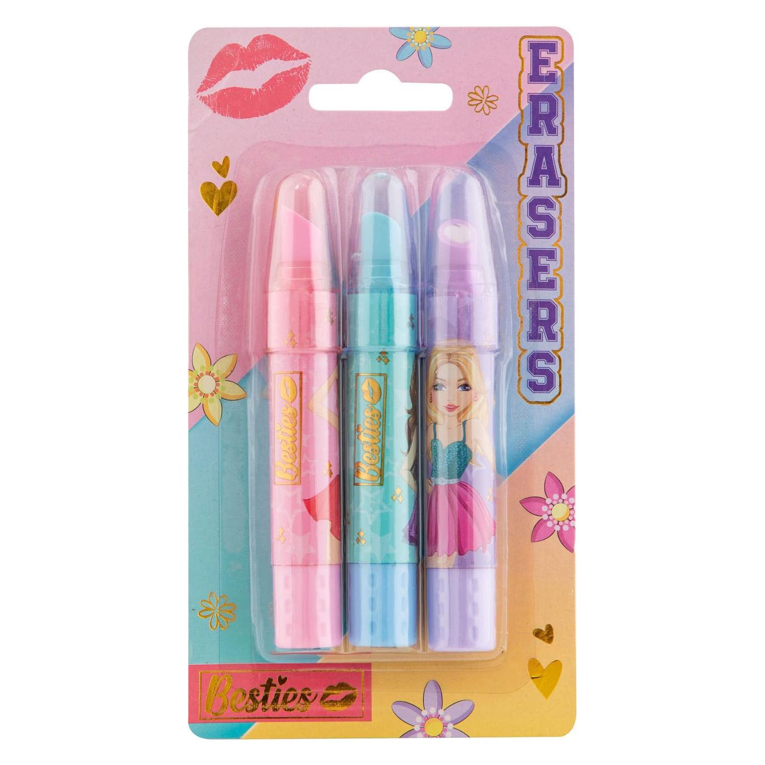 Besties Lippenstift-Gummi, 3 Stück. (37427035)