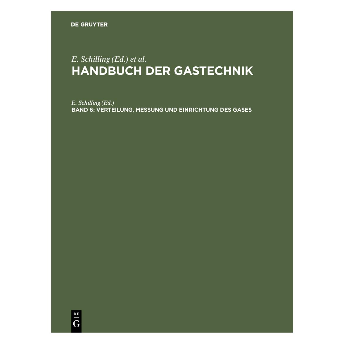 De Gruyter Handbuch der Gastechnik / Verteilung, M (67826849)