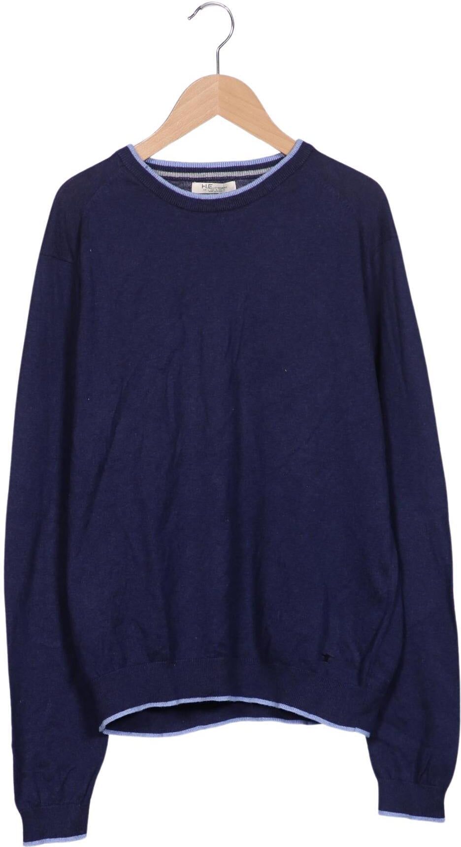 Mango MAN Herren Pullover, Marineblau, Gr. L, kein / Etikett - Second Hand