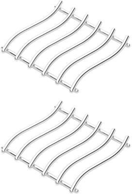 YBM Home Silver Chrome Swivel Design Trivet, Stainless Steel Wire Mat