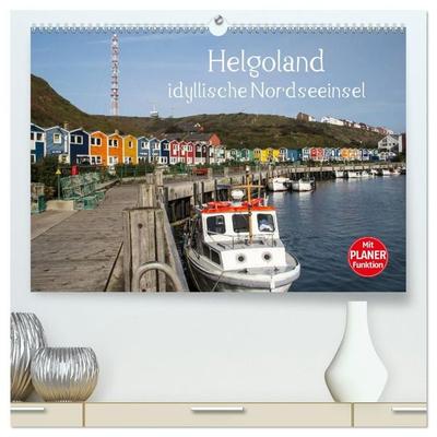 Helgoland - idyllische Nordseeinsel (hochwertiger Premium Wandkalender 2027 DIN A2 quer), Kunstdruck in Hochglanz