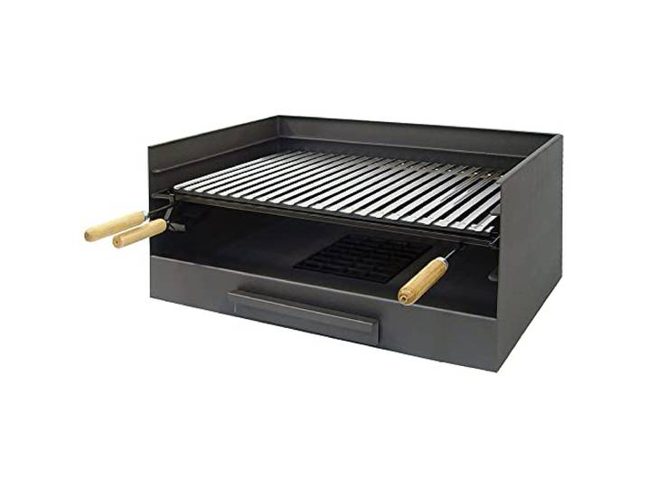 Imex El Zorro 71514 Bac avec Plaque en INOX pour Barbecue 61 x 40 x 33 cm