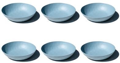 "Abode Homewares Organic NewWave Melamine Low Bowl - 9.1"" - Set of 6"