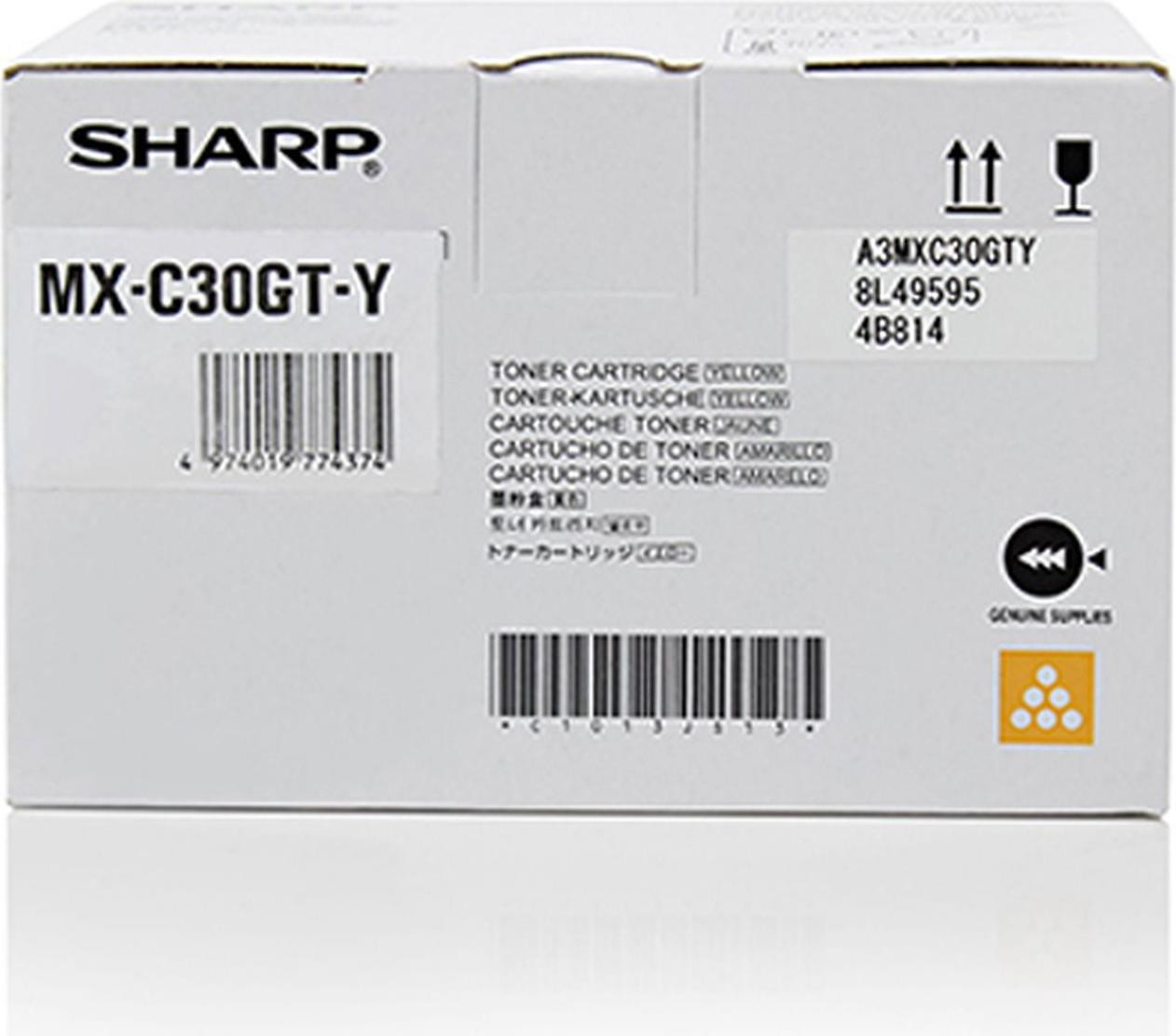 Sharp MXC30GTY gele lasertoner