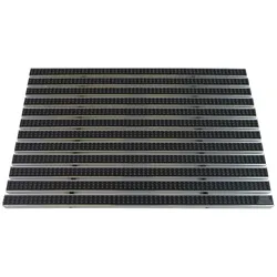 Emco Eingangsmatte DIPLOMAT 22mm   100x50cm   Bürsten Grau