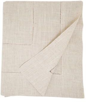 Saro Lifestyle Linen Blend Toscana Double Hemstitched Tablecloth