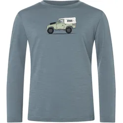 Super Natural, Jungen, Funktionsshirt, Dog Excursion (128), Blau