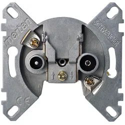 Merten BK-/Sat-Antennendurchgangsdose, 2-fach