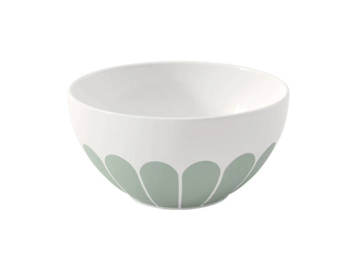 Villeroy & Boch Fleur ontbijtschaal 43 cl Wit-groen