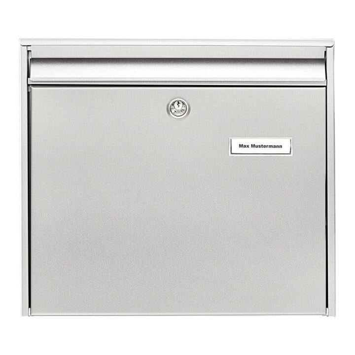 Boîte aux lettres Burg-Wächter en acier inoxydable Borkum 3877 Ni (3877NI)
