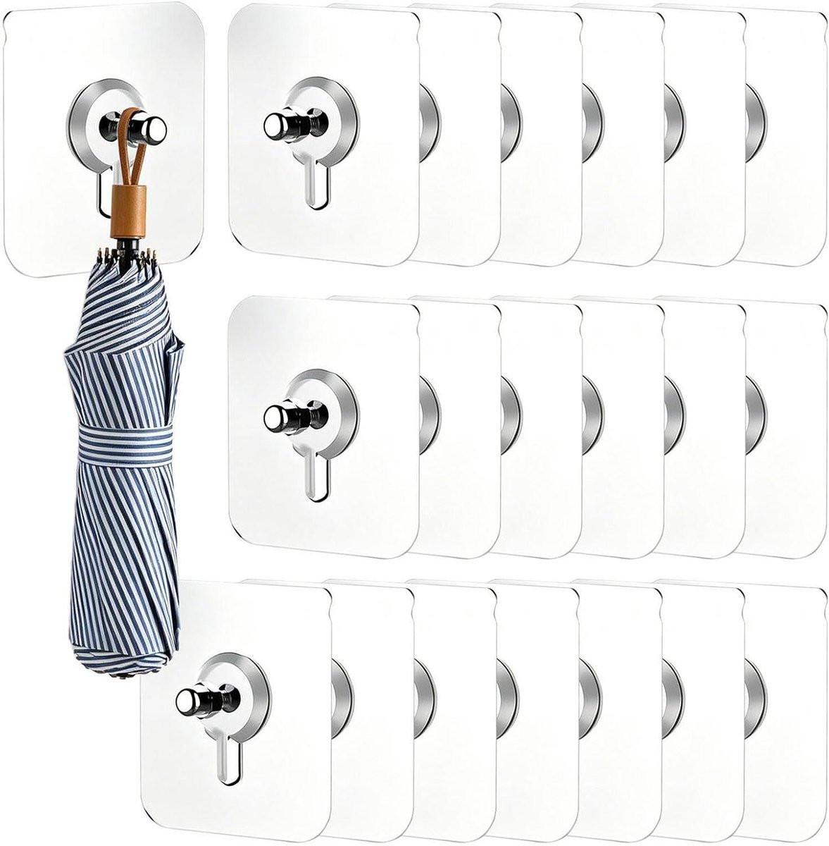 20 stuks Zelfklevende Schroefstickers voor Decoratie - Transparant