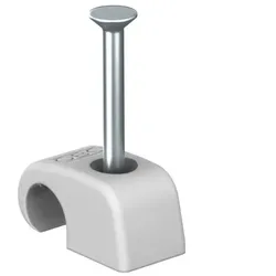 OBO Haft-Clip m.Nagel 2228440 lichtgrau, 202635LGRSP 2x35mm