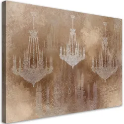 WANDBILD kronleuchter