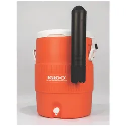 Igloo 10 Gallon Seat Top - Drankdispenser / drankkoeler inclusief bekerhouder - 37 Liter - Oranje, Getränkespender, Orange