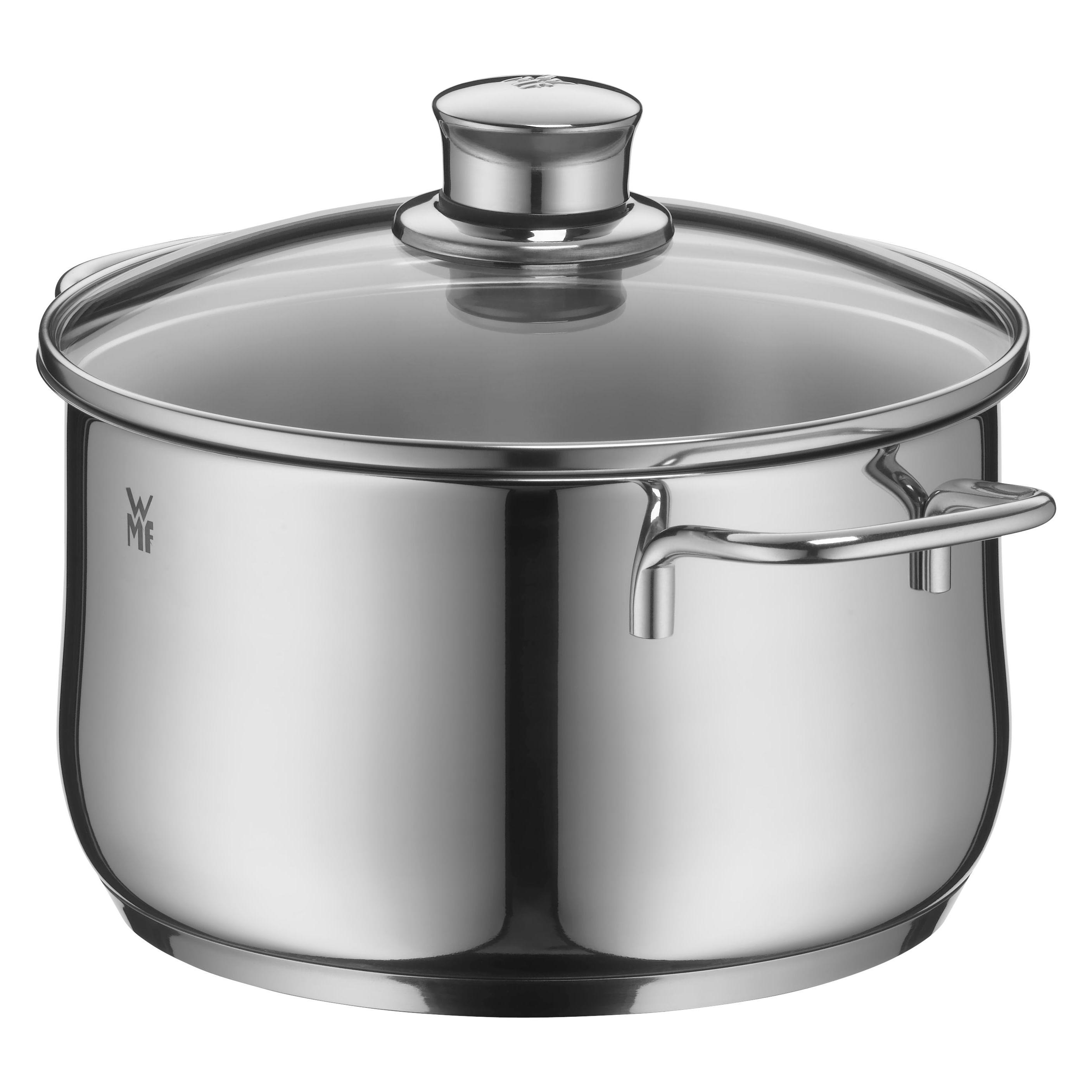 WMF Diadem Plus Fleischtopf 16cm (734176040), Edelstahl (Kochtopf, Edelstahl) (07 3417 6040)