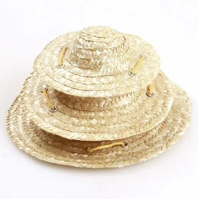 Uplift Picks Cute Straw Pet Hat For Small Dogs And Cats Beach Party Costume Accessory m