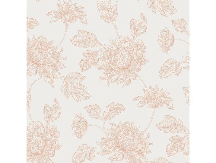 Laura Ashley Vliestapete Stratton 1000x52cm, Pink, Papier, Kunststoff, Abstrakt, Grafikmuster, Rechteckig, 52x1000 cm, Tapeten & Wandverkleidungen, Vliestapeten