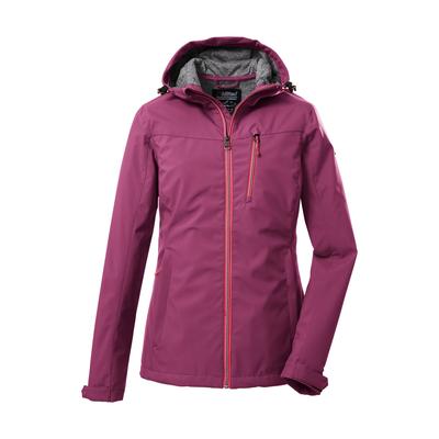 Softshelljacke KILLTEC "KOS 89 WMN SFTSHLL JCKT", Damen, Gr. 44, pink, Oberseite: 100% Polyester.Rückseite: 100% Polyester.Futter: 100% Polyester, Jacken Softshelljacke, Damen Softshelljacke: Wind-und wasserdicht, atmungsaktiv