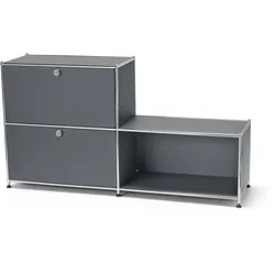 Tchibo - Metallregal »Cn3« mit 3 Fächern - 152x40x82,5cm - chrom -