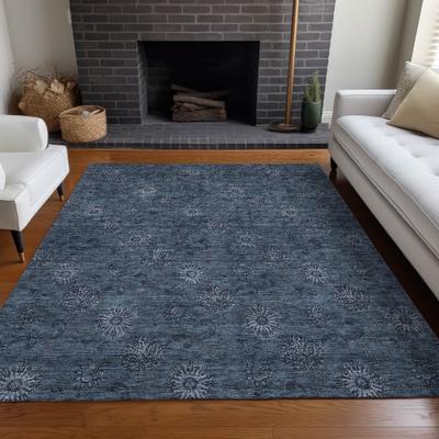 Addison Rugs Premium Washable Super Soft Floral Imprint Mayfield Rug